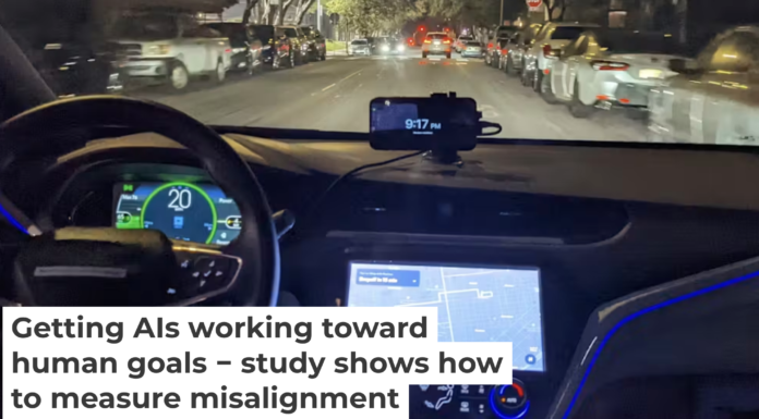 Self-driving cars are only one example where it’s tricky but critical to align AI and human goals. AP Photo/Michael Liedtke